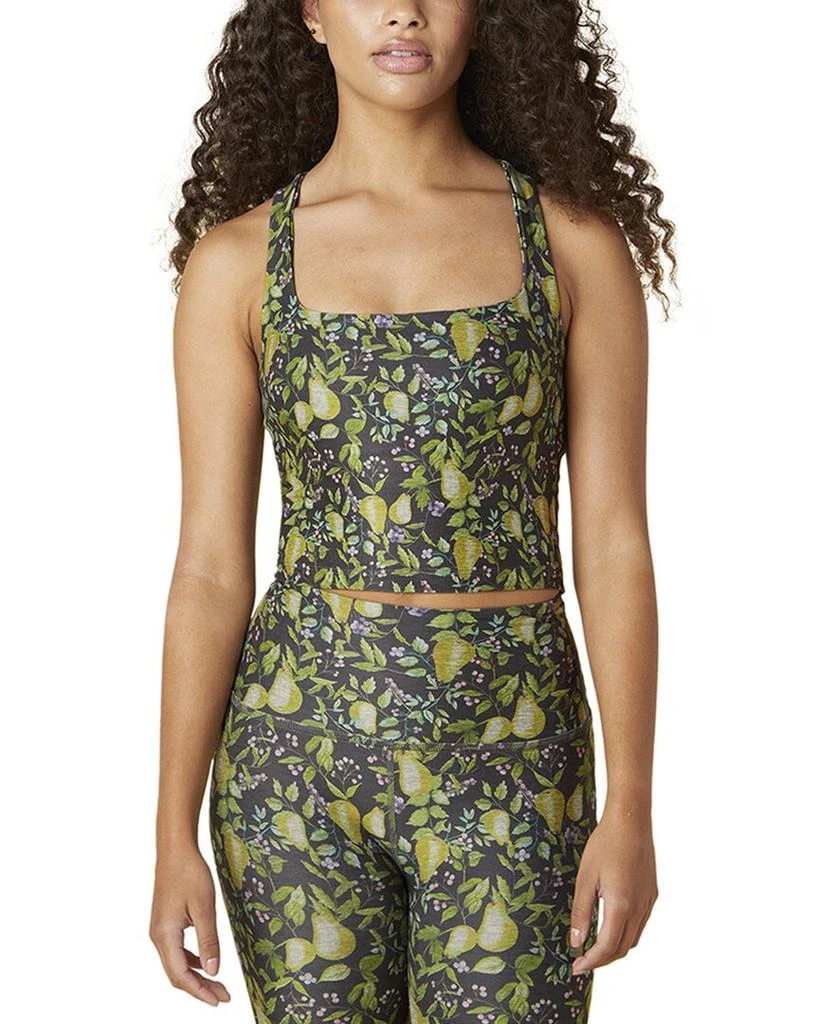 beyond yoga Beyond Yoga Softmark Square Neck Cropped Tank