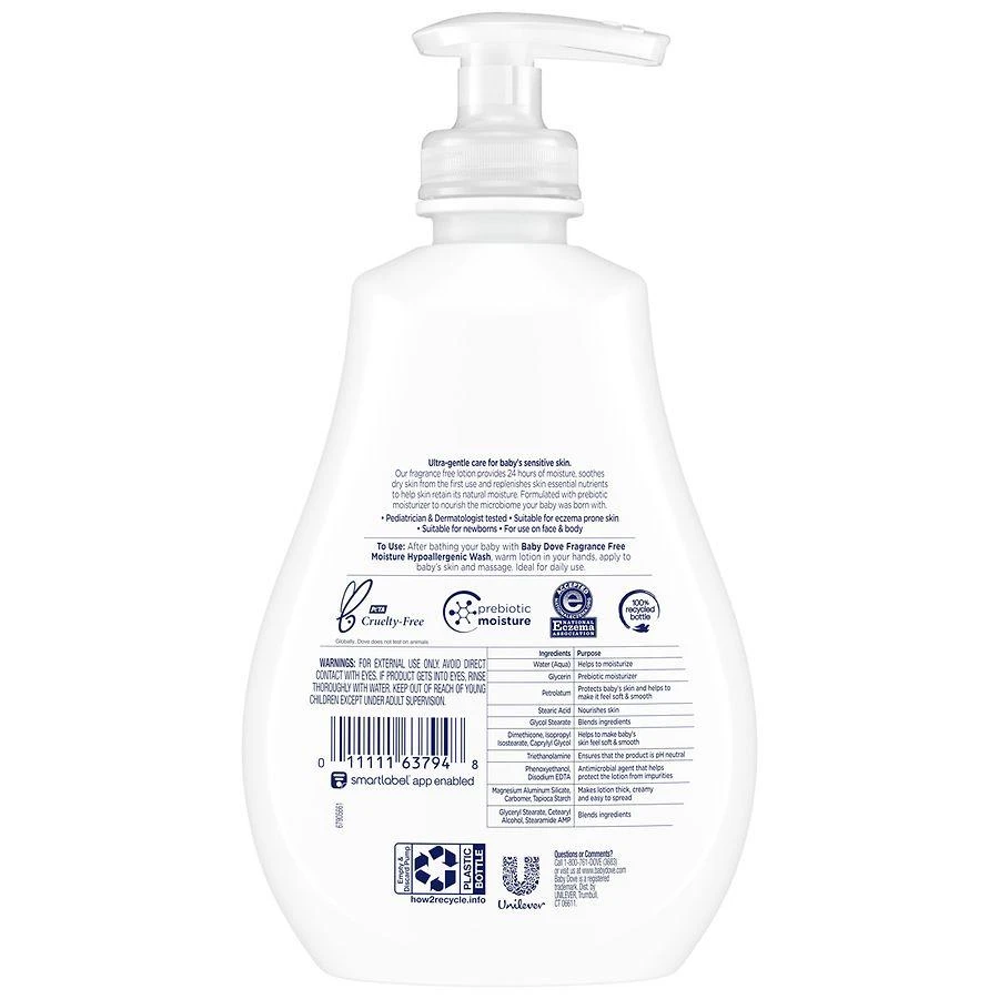 Dove Face and Body Lotion, Sensitive Moisture Sensitive Moisture 2
