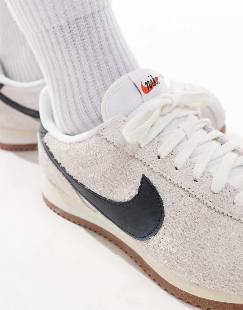 cortez suede black