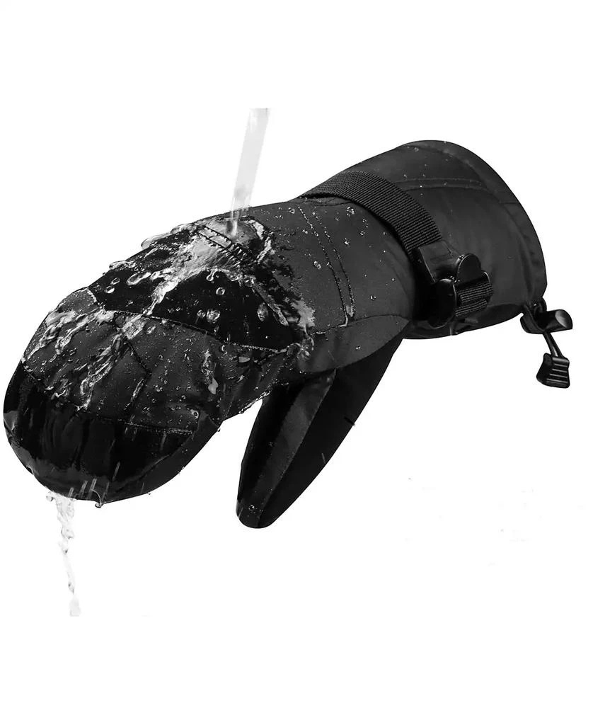 Alpine Swiss Men's Waterproof Ski Mittens 3M Thinsulate Winter Snow Sport Gloves 8