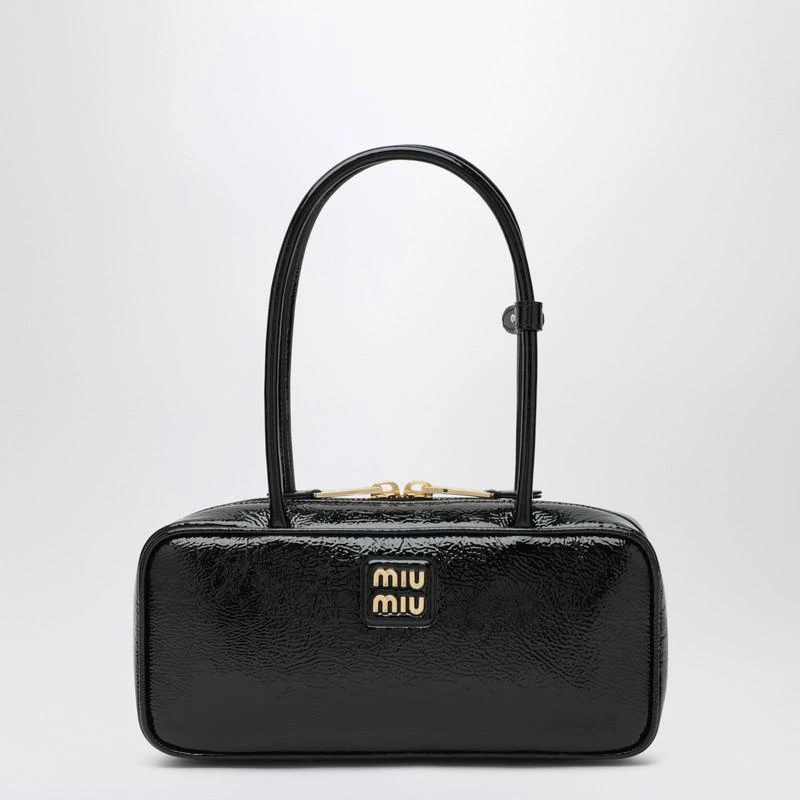 Miu Miu Black Beau bag in naplak patent leather 1