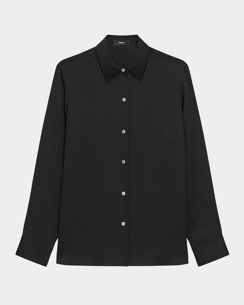 Theory Silk Straight Shirt 1