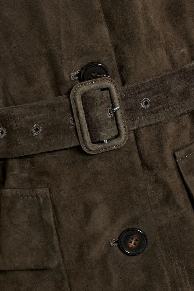 Max Mara Belted suede jacket 4