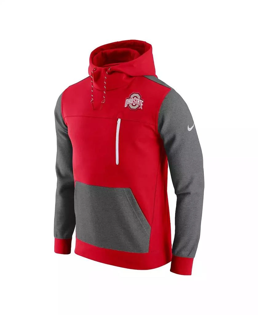 NIKE Men's Scarlet Ohio State Buckeyes AV-15 2.0 Pullover Hoodie 3
