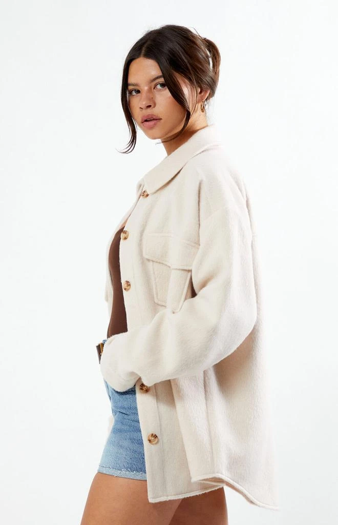 PacSun Off White Shacket 3