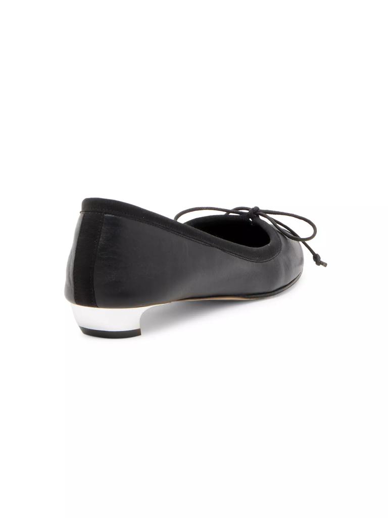 Alexander McQueen Armadillo Leather Ballerina Flats BLACK 41