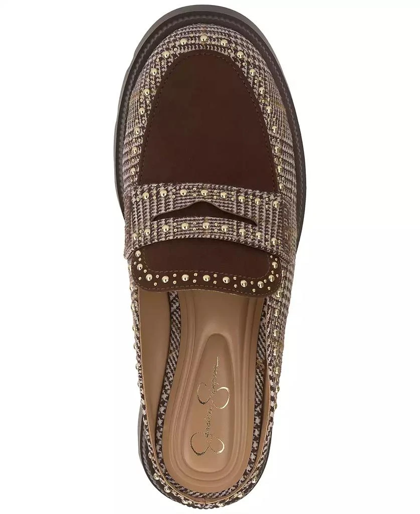 Jessica Simpson Women's Uma Platform Lug-Sole Tailored Slip-On Loafers 4