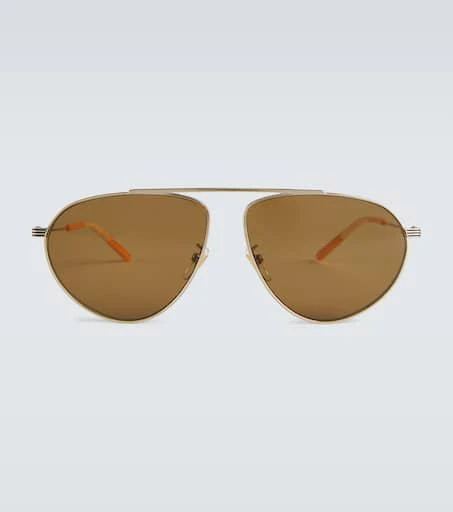 Gucci Metal frame aviator sunglasses 1