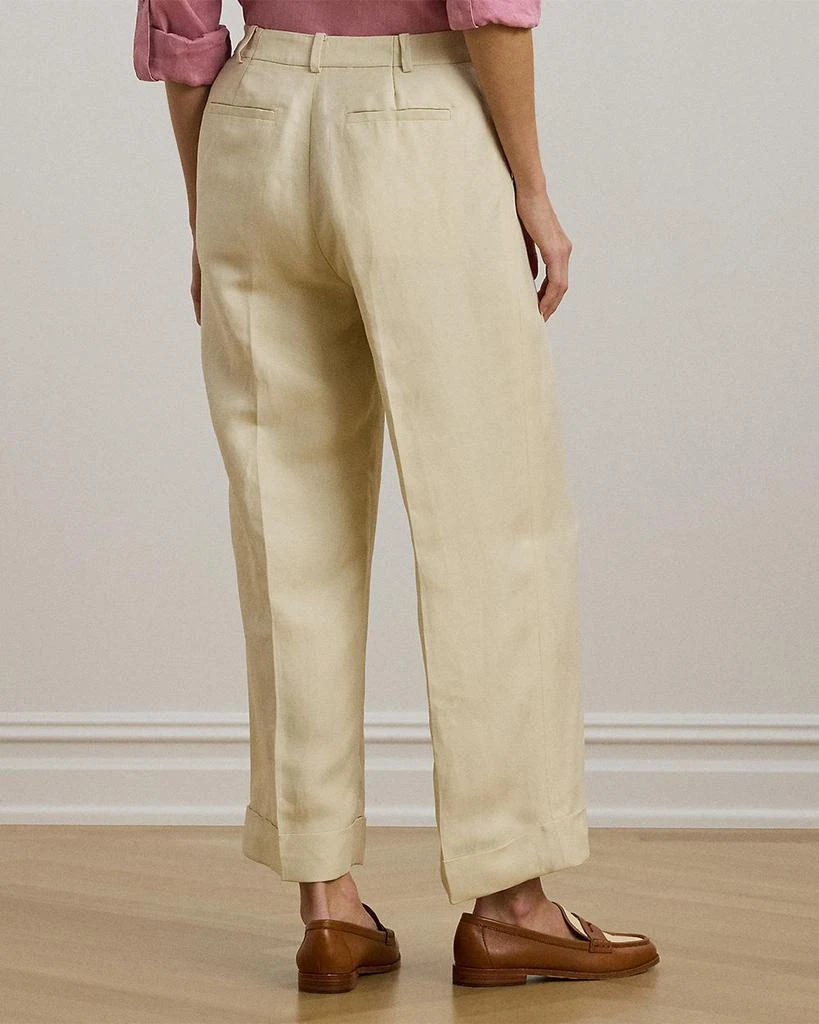 Ralph Lauren Linen Blend Twill Wide Leg Pant 5