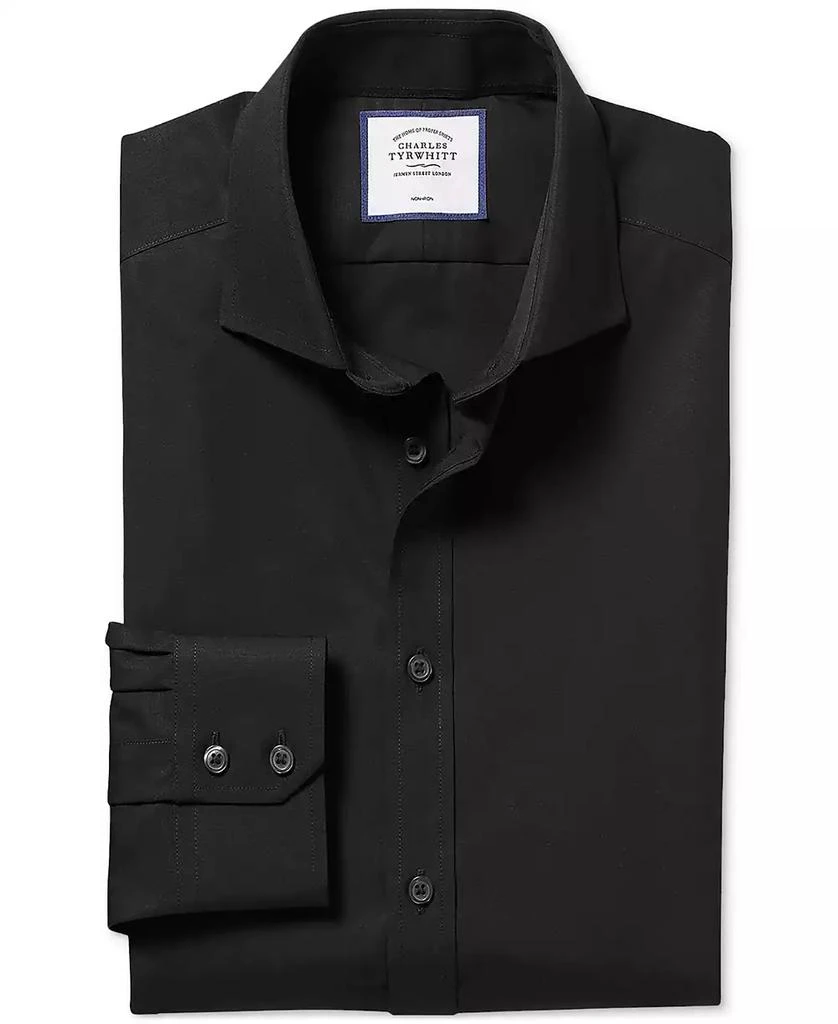 Charles Tyrwhitt Men's Slim-Fit Poplin Dress Shirt 4