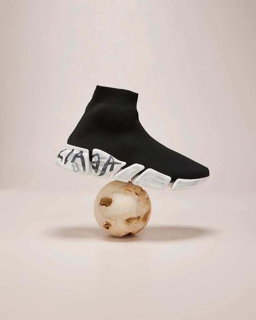 Balenciaga Speed 2.0 Graffiti Recycled Knit Sneakers 5