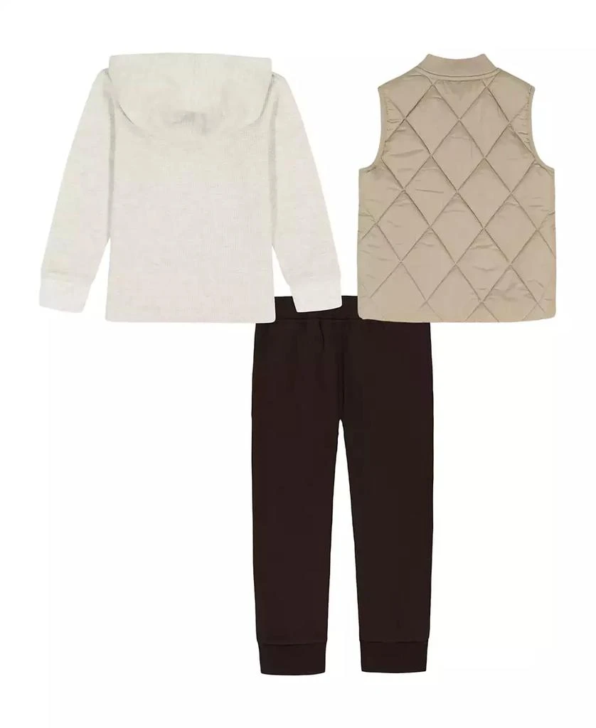 Calvin Klein Boys
2T-7 Full-Zip Vest, Hoodie and Joggers, 3-Piece Set 2