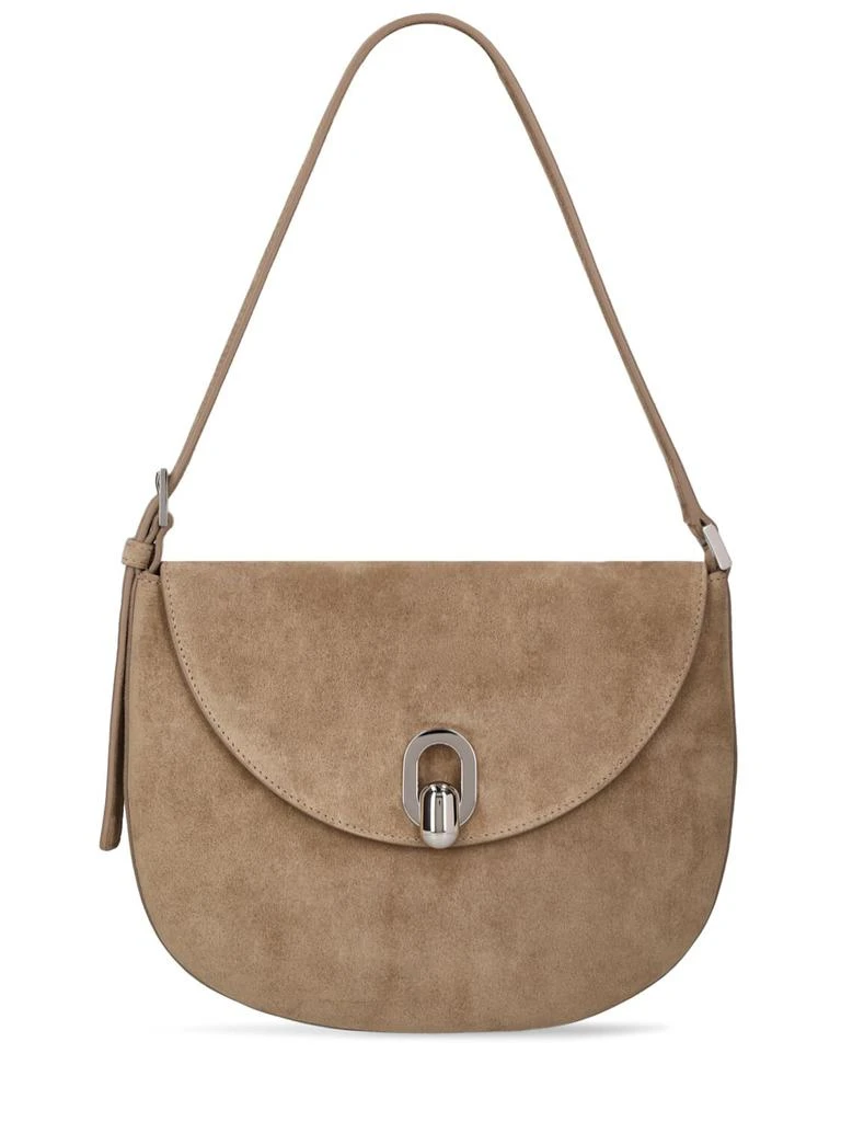 SAVETTE The Small Tondo Suede Hobo Bag 1