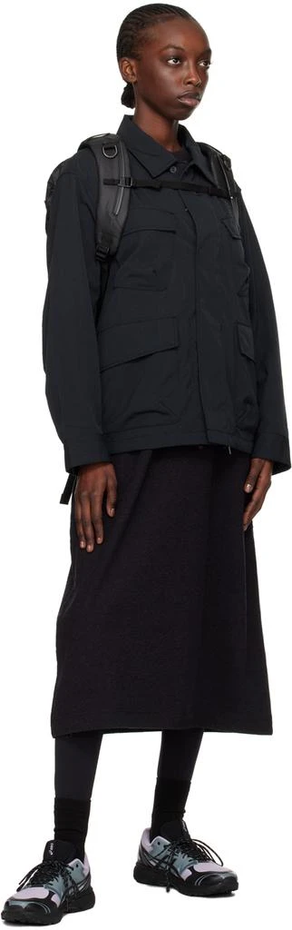 Snow Peak Black Press-Stud Jacket 4