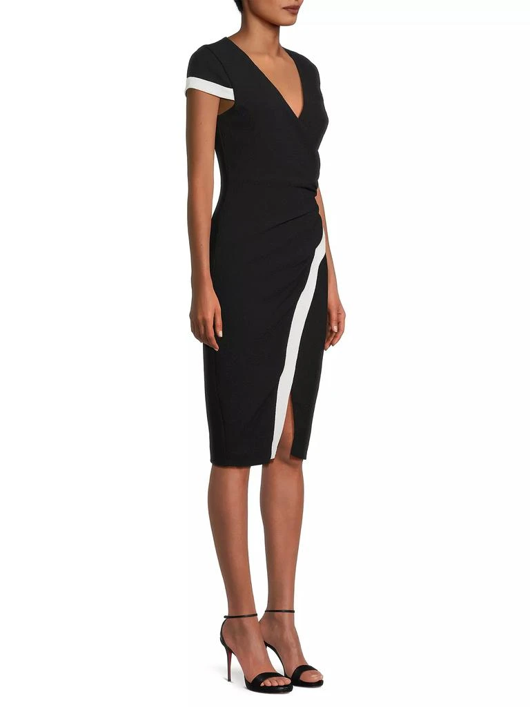 Black Halo BH Reynoso Stretch Crepe Sheath Dress 4