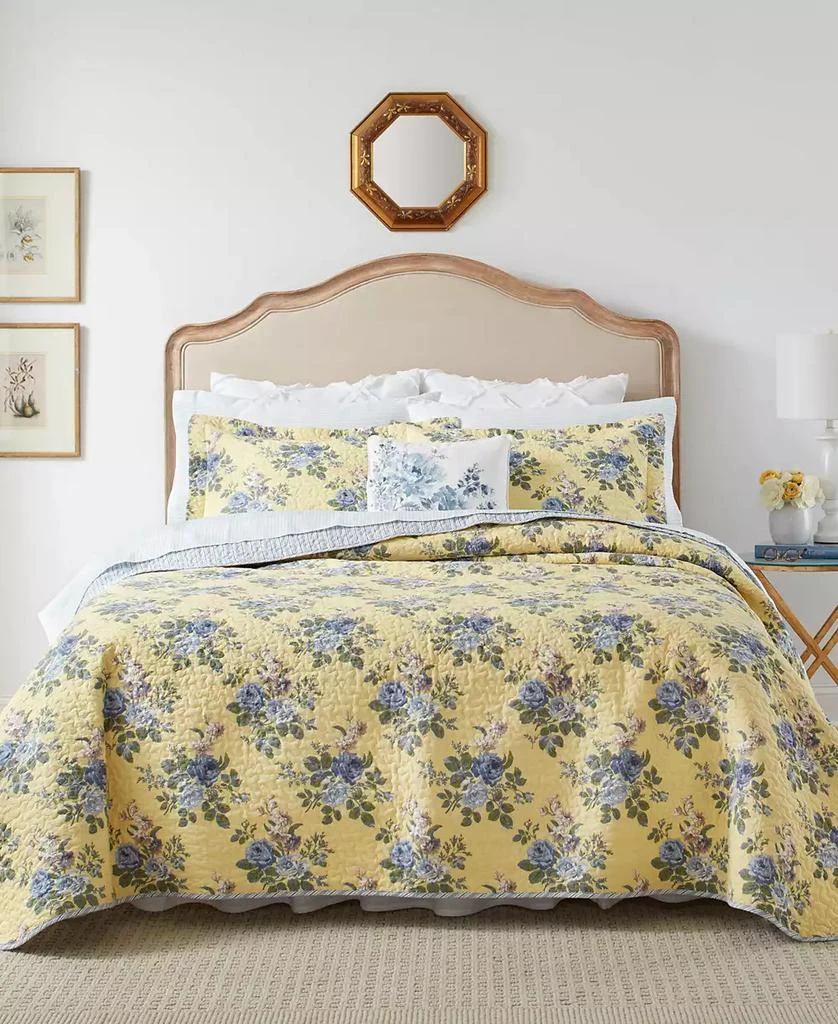 Laura Ashley Linley Cotton Reversible 2-Pc. Quilt Set, Twin 9