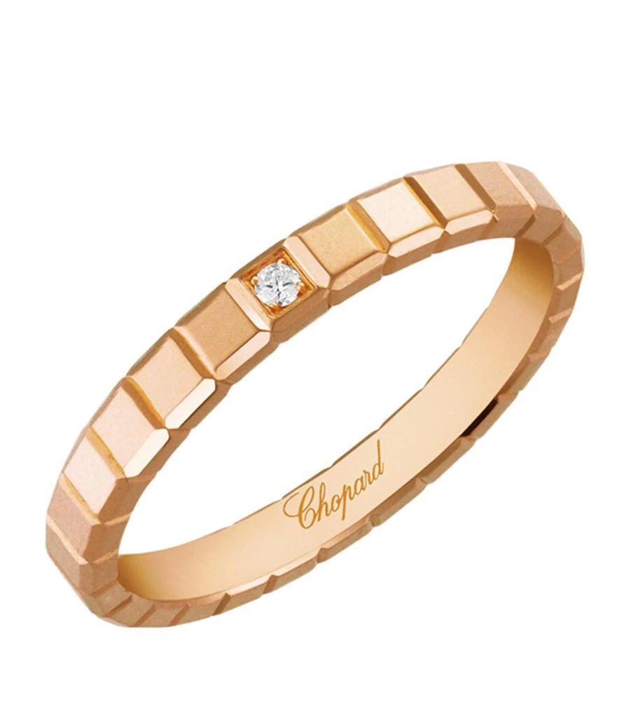 Chopard Yellow Gold and Diamond Ice Cube Ring 1