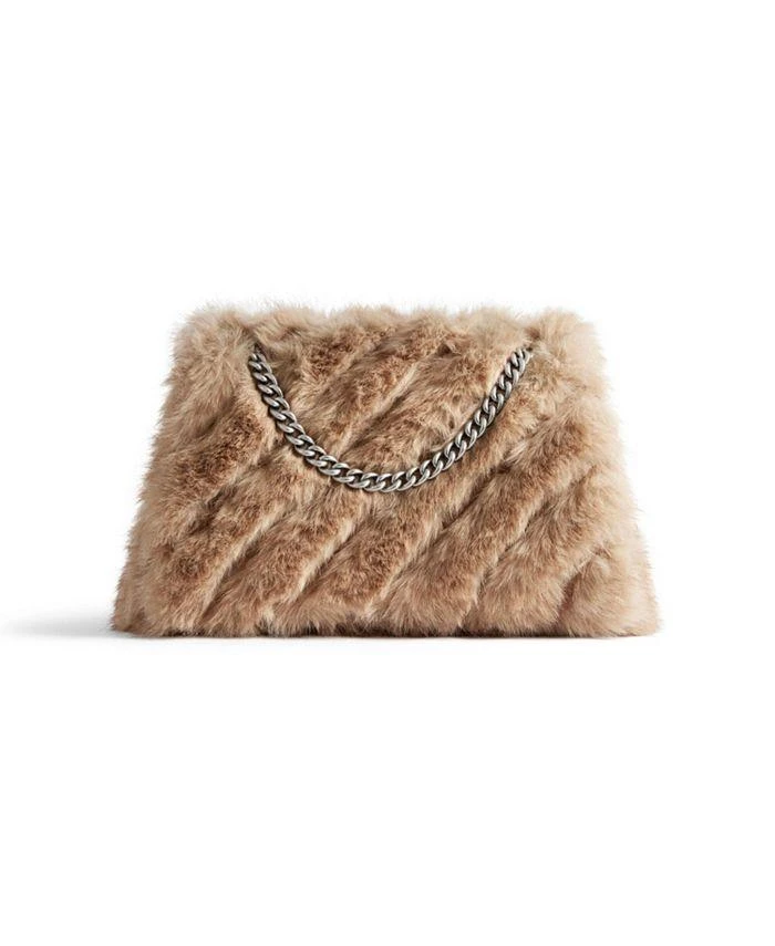 Balenciaga Crush Medium Chain Bag Fake Fur 4