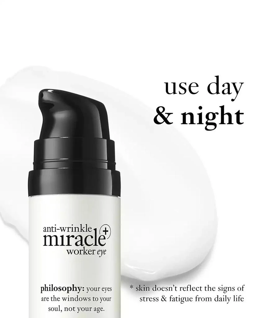 philosophy Anti-Wrinkle Miracle Worker+ Line-Correcting Eye Cream, 0.5-oz. 6