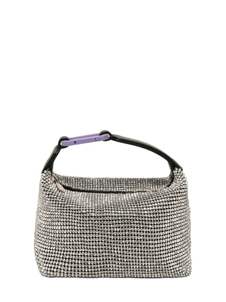 EÉRA Moon Leather & Crystal Top Handle Bag