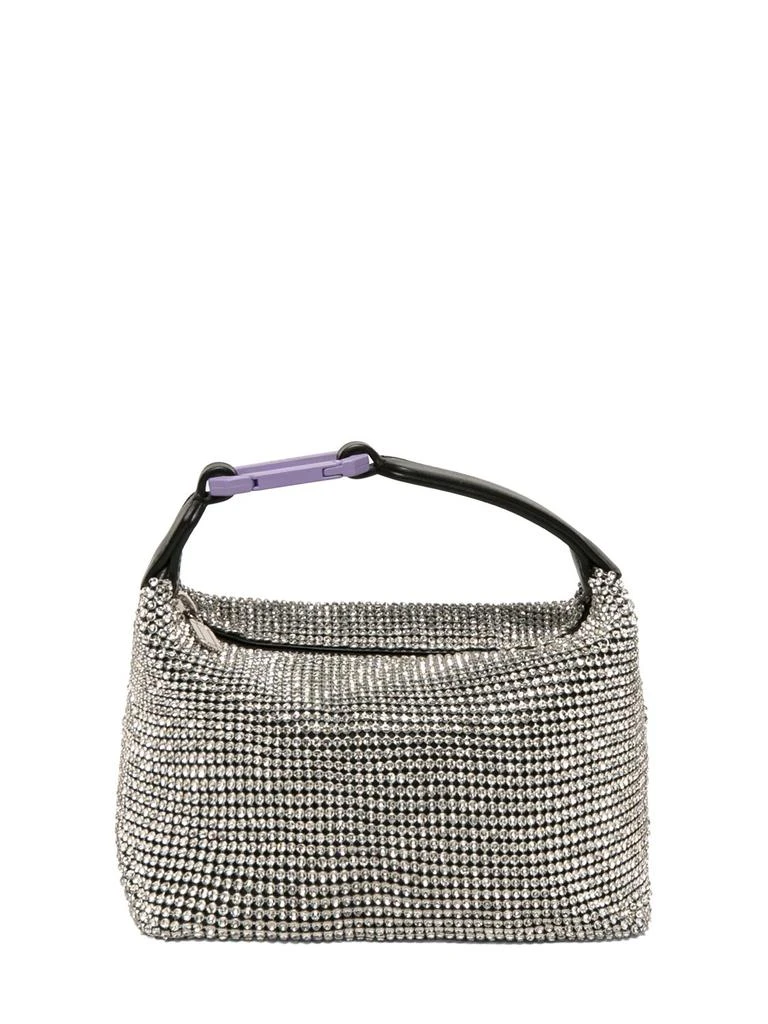 EÉRA Moon Leather & Crystal Top Handle Bag from LUISAVIAROMA