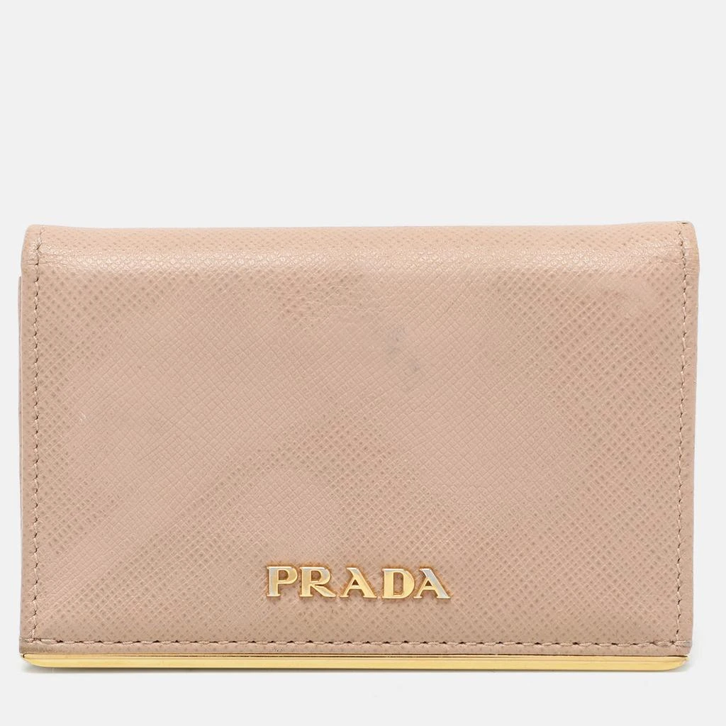 Prada Prada Beige Leather Coin Purse