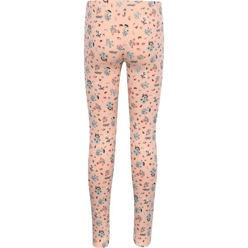 Steiff Floral print cotton leggings in pink