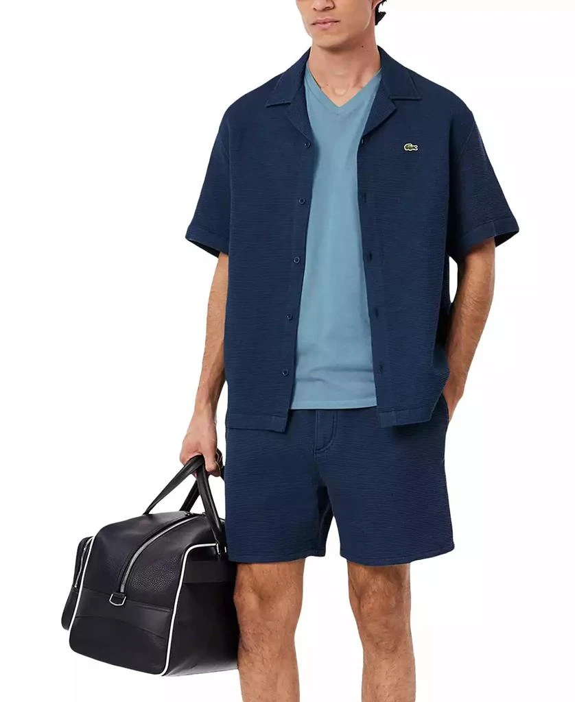 Lacoste Men’s Classic V-Neck Soft Pima Cotton Tee Shirt 4