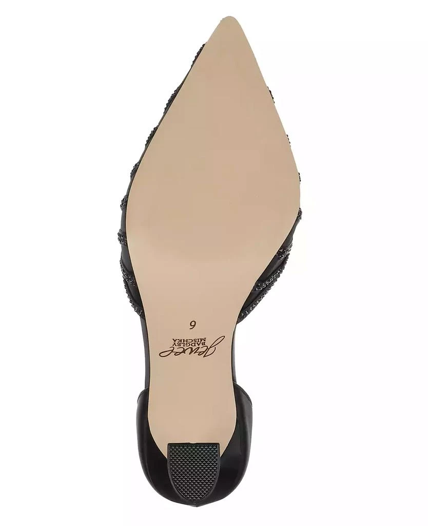 Badgley Mischka Women
s Faithlyn Evening T-Strap Pumps 5