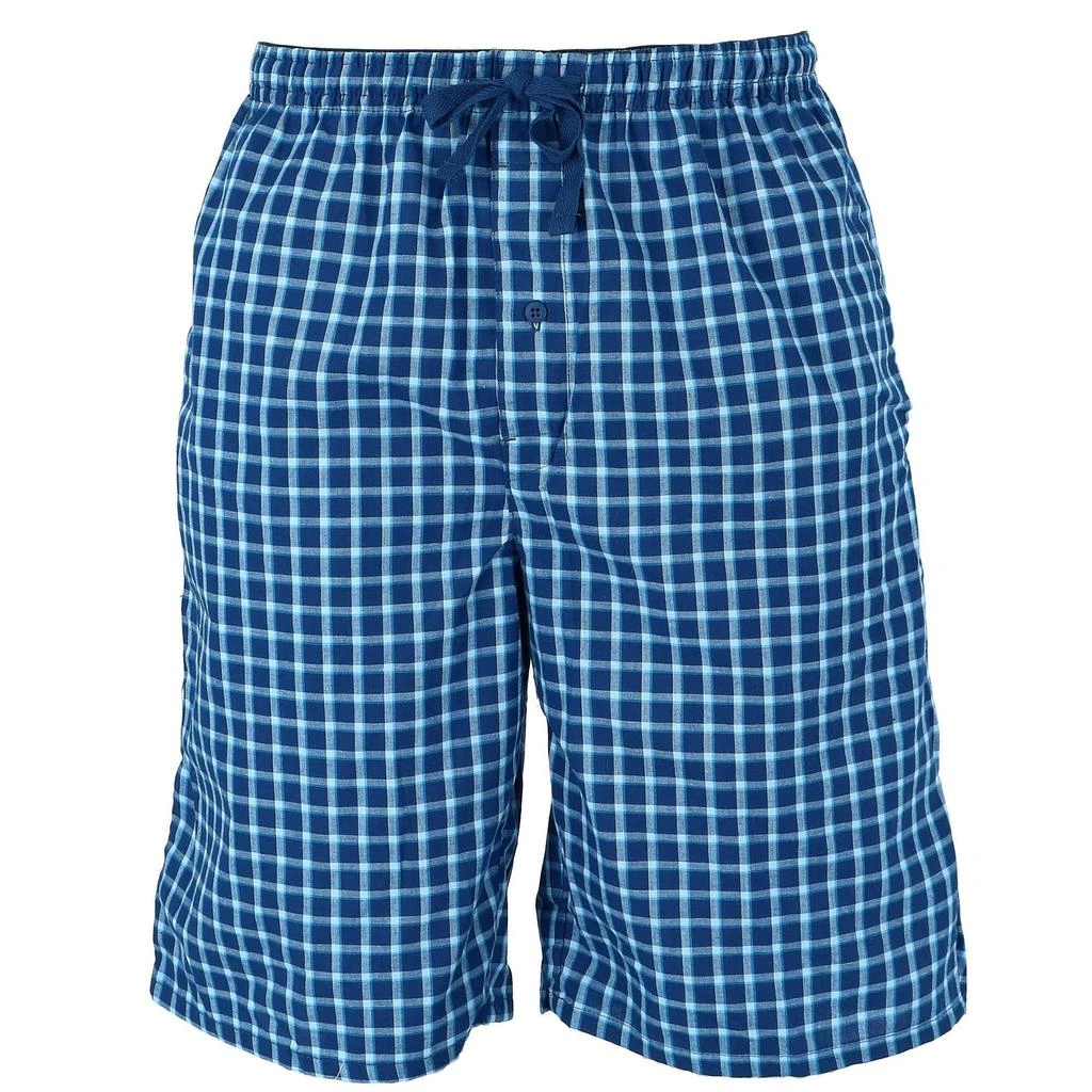 Hanes Men's Big and Tall Woven Cotton Pajama Sleep Shorts 7