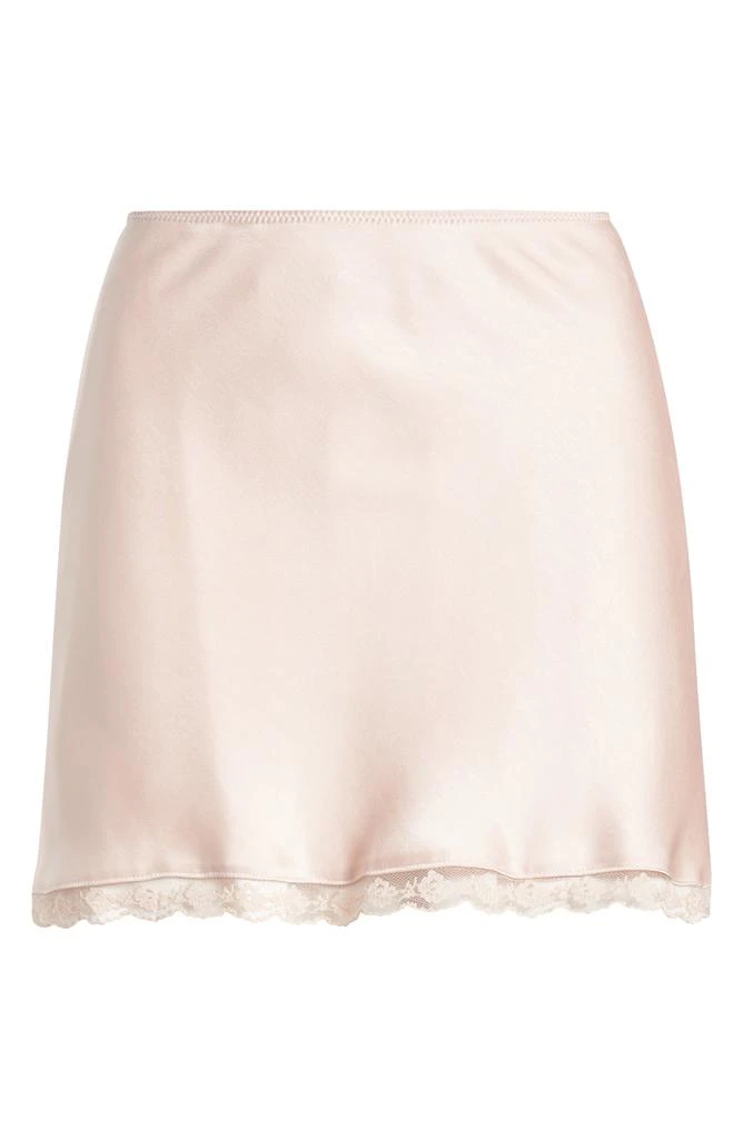 BP. Lace Trim Satin Miniskirt 6