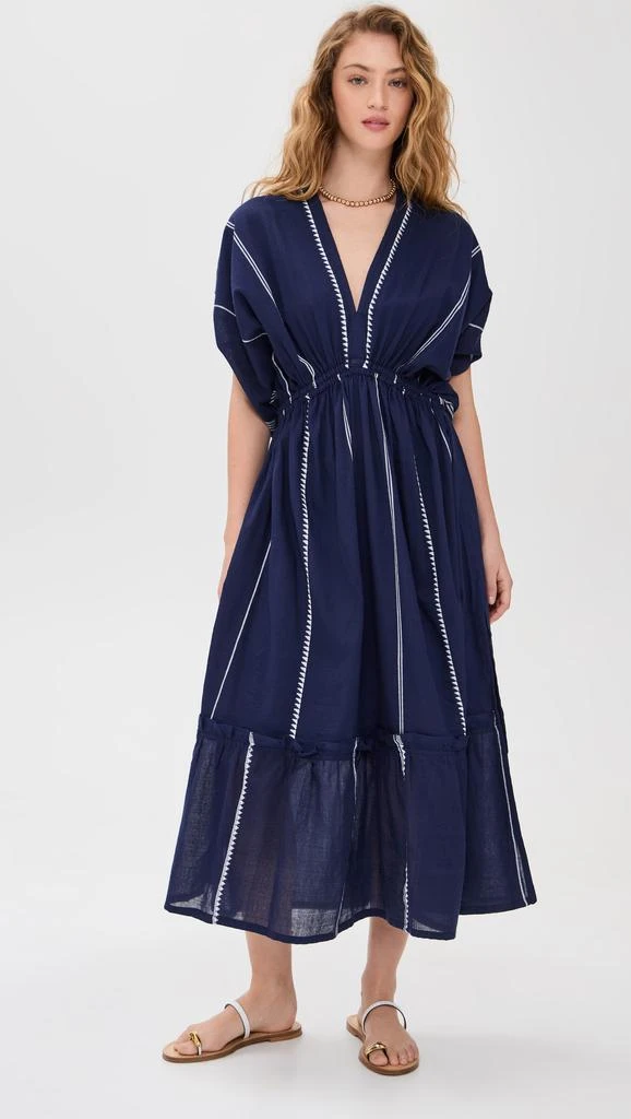 LEMLEM Nunu Plunge Neck Dress 6