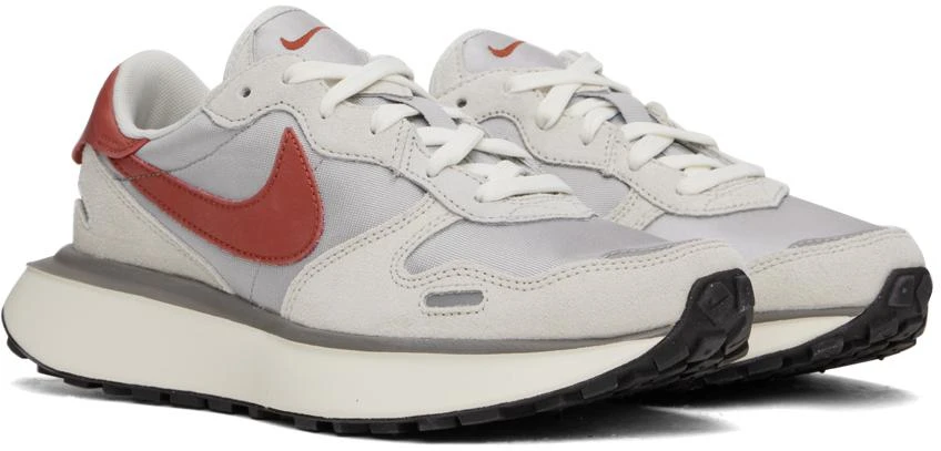NIKE Gray Phoenix Waffle Sneakers 4