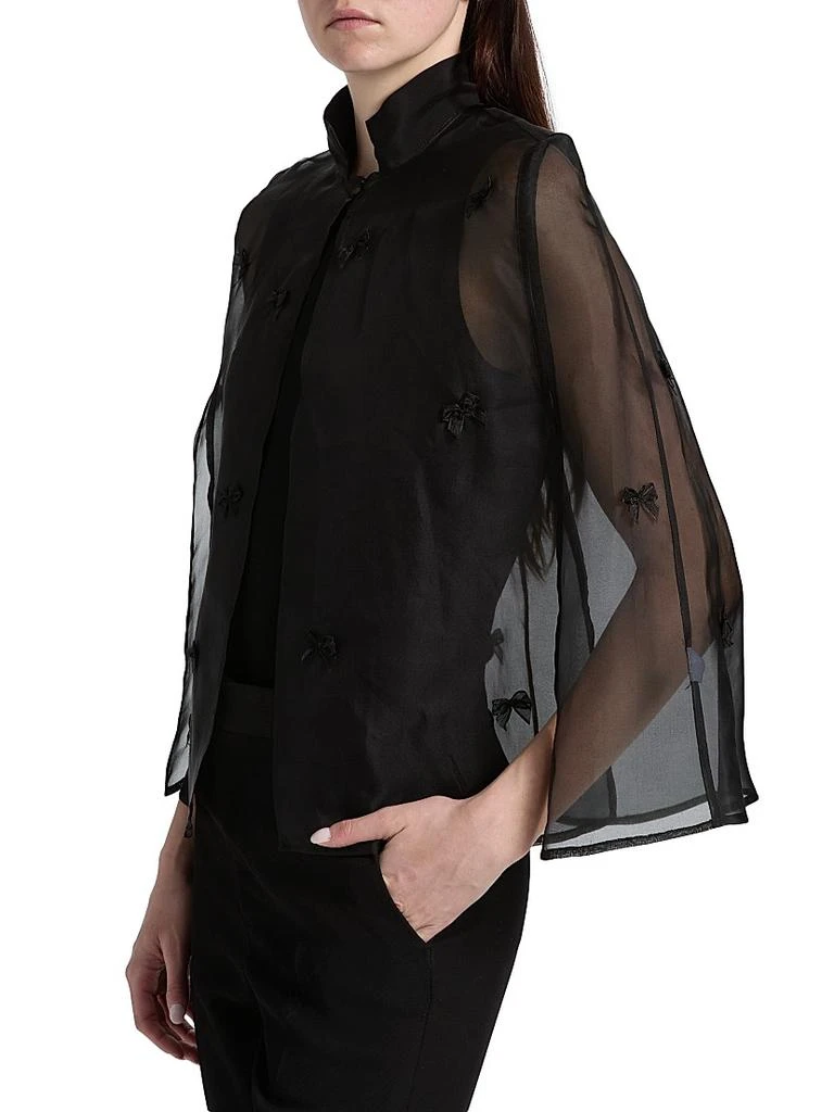Carolyn Rowan Collection Silk Organza Cape 4