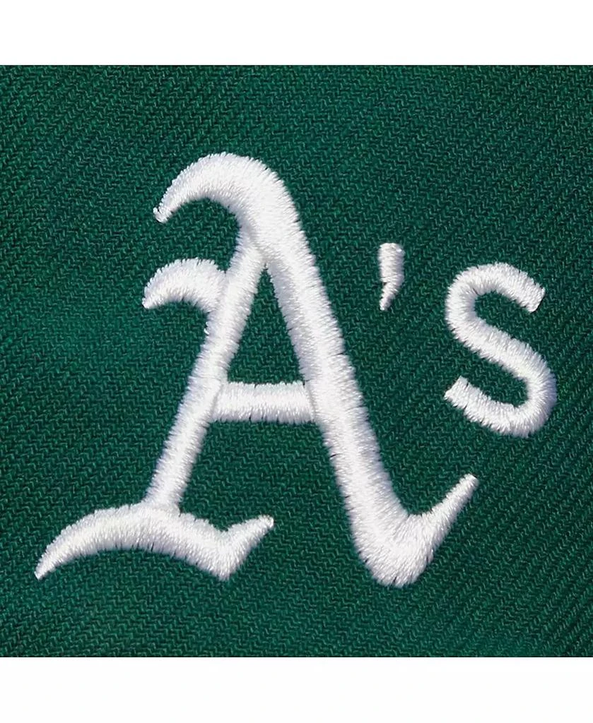 Mitchell & Ness Men's Green Oakland Athletics Team Tagged Snapback Hat 3
