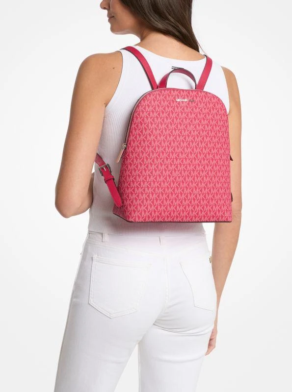 Michael Kors Cindy Large Signature Logo Backpack 3