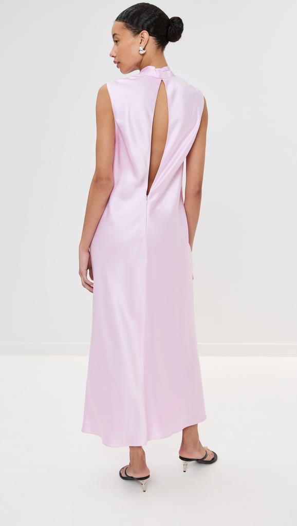 Brandon Maxwell The Daphne Plunge Neckline Caftan Dress