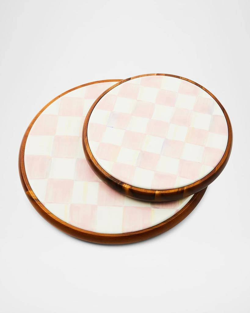 MacKenzie-Childs Rosy Check Large Trivet 3