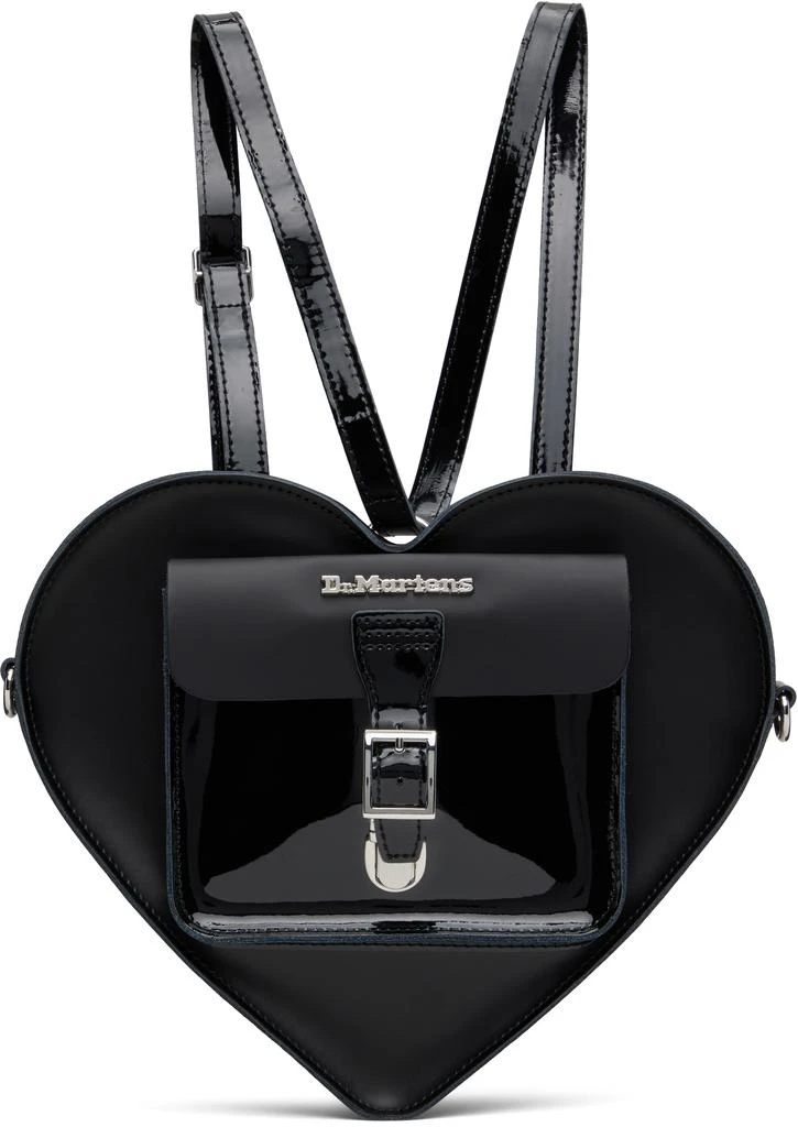 Dr. Martens Black Heart Shaped Leather Backpack 1