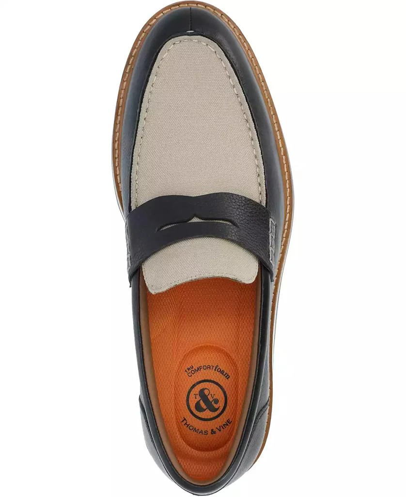 Thomas & Vine Men's Kaufman Moc Toe Penny Loafers Casual Shoes 4