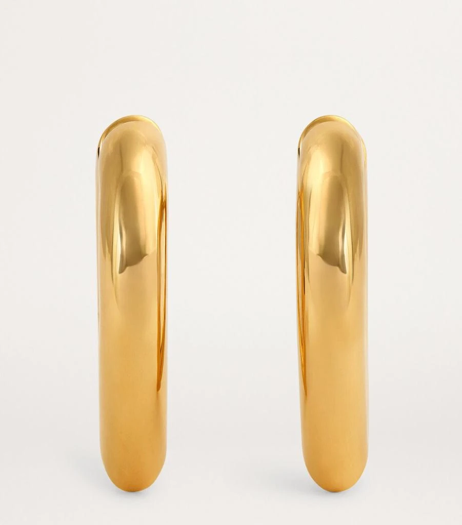 Engelbert Medium Yellow Gold Drop Link Earrings 3
