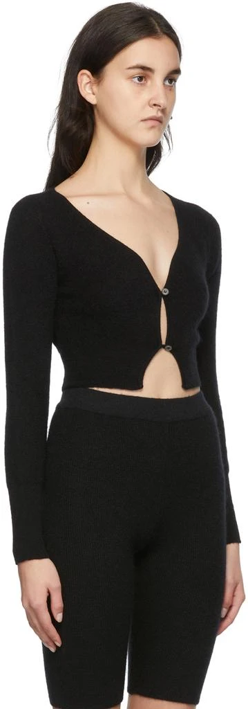 JACQUEMUS Black La Montagne 'Le Cardigan Alzou' Cardigan 2