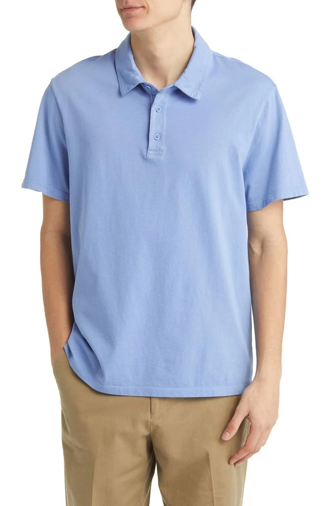 Vince Regular Fit Garment Dyed Cotton Polo 1