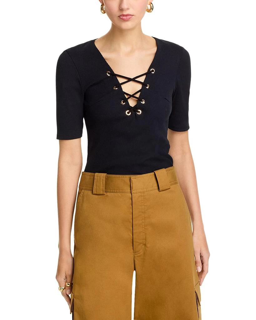 Generation Love Ren Lace Up Top 1