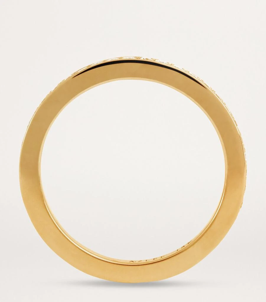Azlee Yellow Gold and Diamond Eternity Ring 3