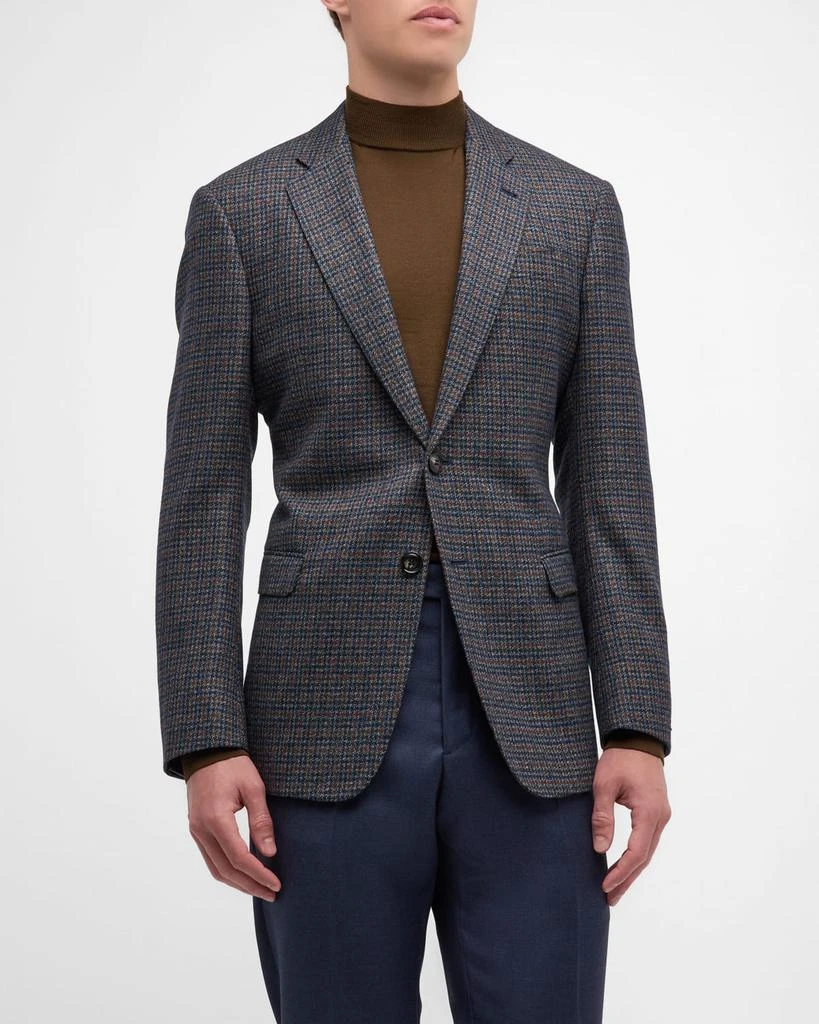 Giorgio Armani Men's Wool-Cashmere Plaid Sport Coat 1