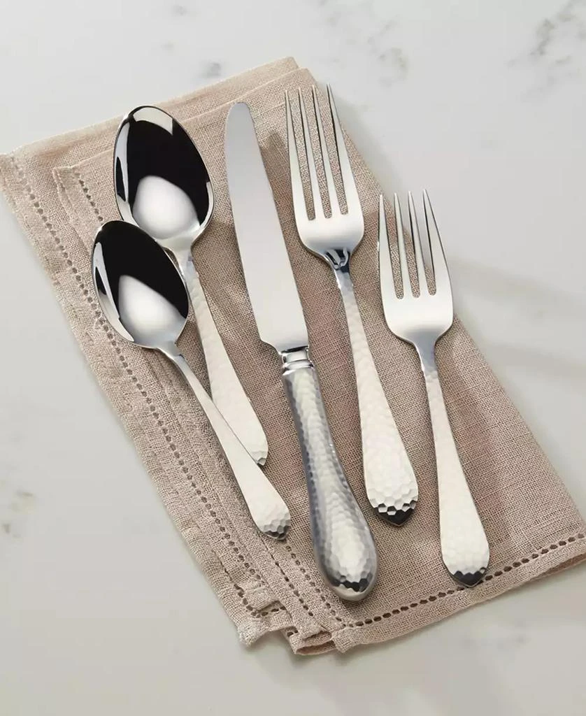 Reed & Barton Reed and Barton Hammered Antique Like 5 Pieces Flatware Place Setting Set 4