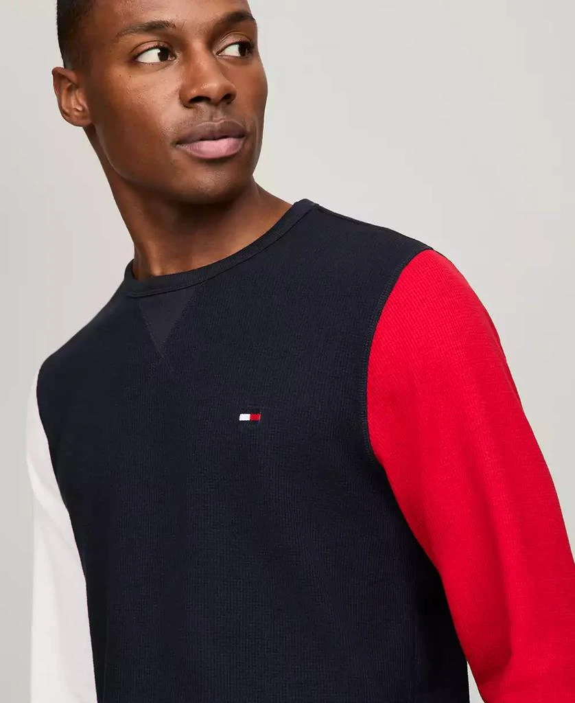 Tommy Hilfiger Men's Thermal Logo Long-Sleeve Pajama Shirt 2