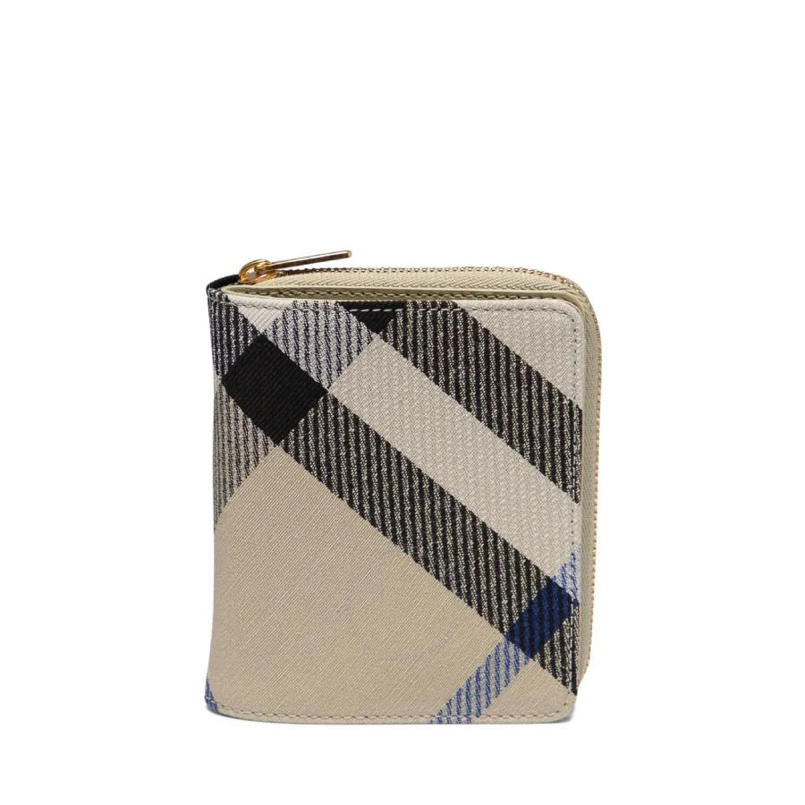 Burberry Check Zip Bifold Wallet 1
