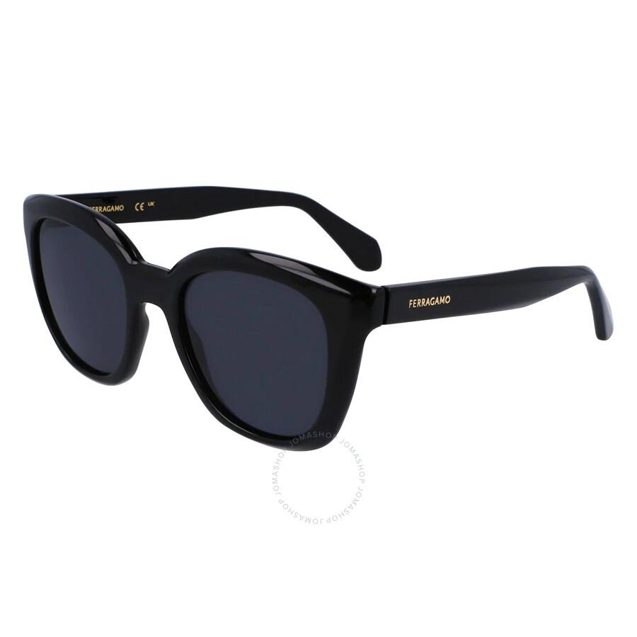 Salvatore Ferragamo Salvatore Ferragamo Grey Cat Eye Ladies Sunglasses SF2000S 001 52